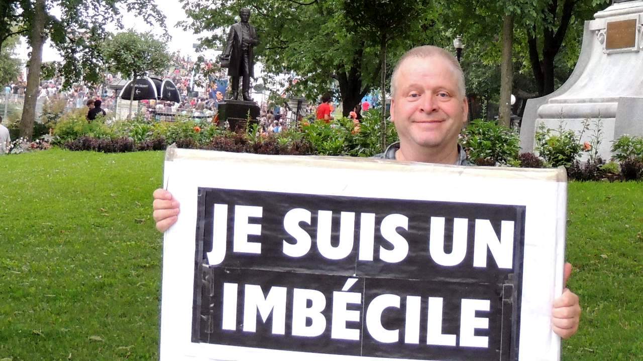 José Breton l'imbécile au festival d'été de Québec.