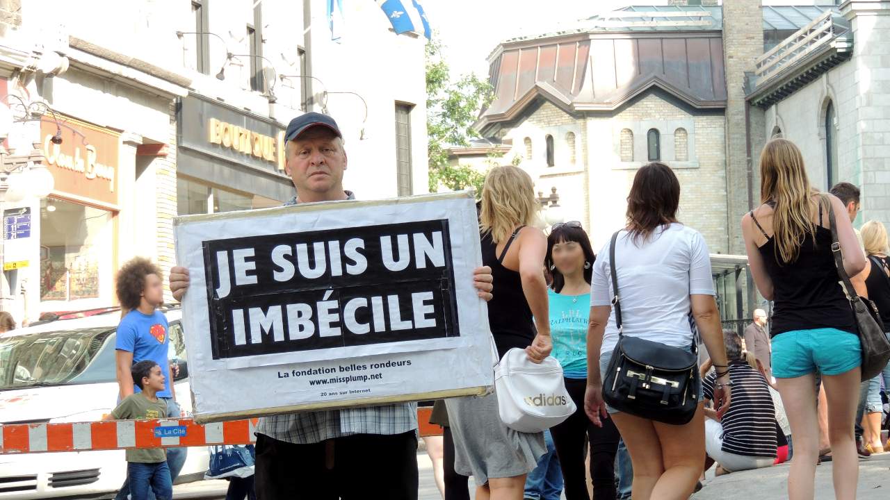 José Breton l'imbécile au au mariage Pierre-Karl Péladeau & Julie Snyder