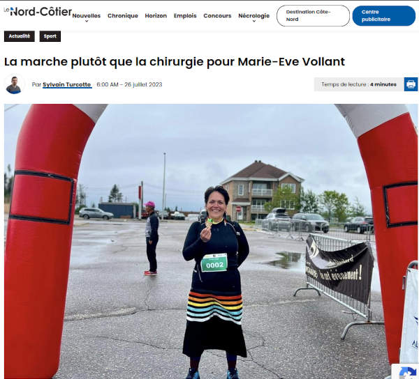 Il y a trois ans, Marie-Eve Vollant tait dans les tapes pour subir une chirurgie bariatrique, lorsqu'elle a dcid de mettre de ct le processus et de se prendre en main par elle-mme.