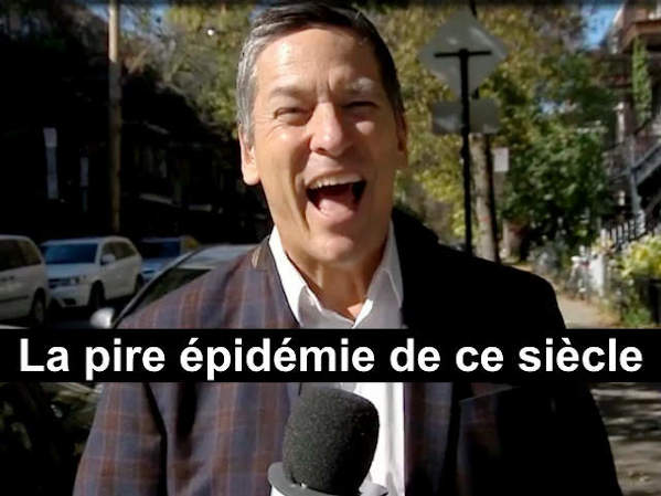 Le journaliste TVA nouvelles Richard Olivier a présenté le message des pédiatres avec l'expression « La pire épidémie de ce siècle » et la « catastrophe qu'on vit actuellement ».