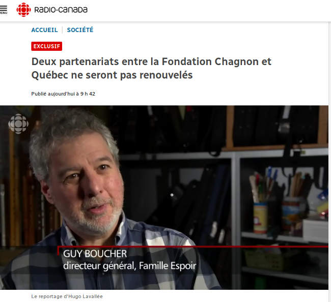 Deux partenariats entre la Fondation Chagnon et Québec ne seront pas renouvelés