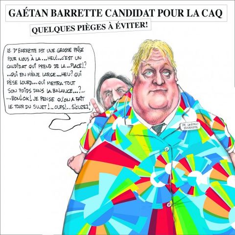 candidat Gatan Barrette met son poids dans la balance
