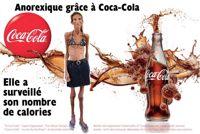 Anorexique grce  Coca-Cola