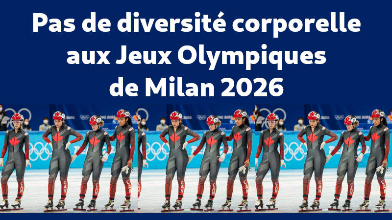 Athlètes rondes aux Jeux Olympiques d'hiver de Milan 2026 Pas de diversité corporelle aux Jeux Olympiques de Milan 2026