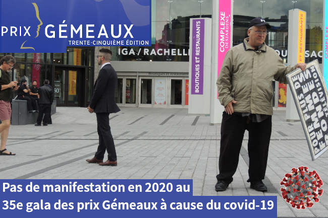 La remise des 35e prix Gmeaux, dimanche 20 septembre 2020 au studio 42 maison de Radio-Canada