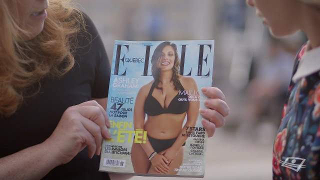 et encore en mai 2014 avec Ashley Granham. Des femmes rondes qu'elle a mise en page couverture.