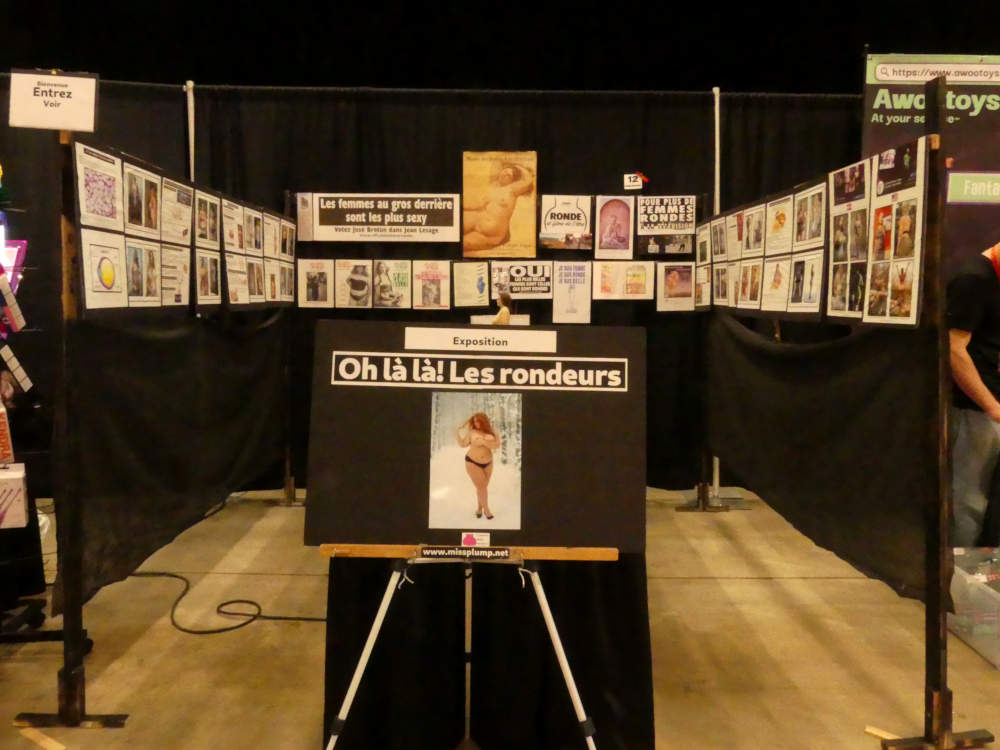 Photos reportage de l'exposition � Oh l� l�! Les rondeurs � au Salon de l'�rotisme 2026