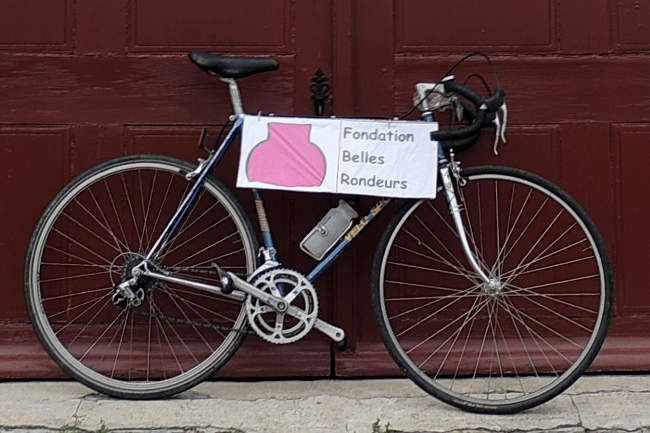 1er Tour de l'île d'Orléans à vélo. Au profit de la Fondation Belles Rondeurs